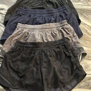 Lululemon size 8 bundle of 4 shorts